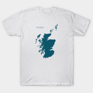 Scotland Map T-Shirt